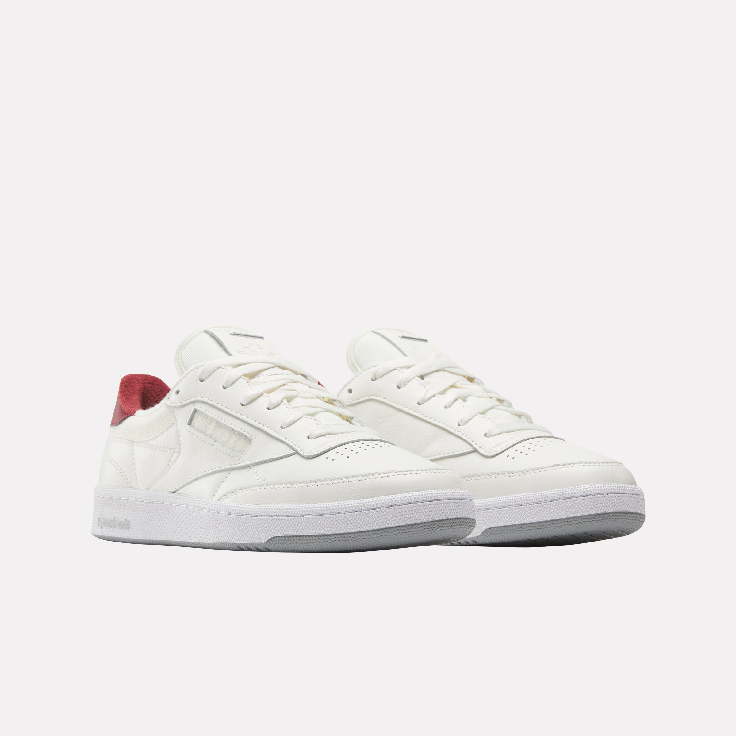Reebok Unisex' Club C 85 Vintage  In Chalk/Grey3/Classicburgundy M