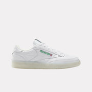 Reebok Unisex' Club C 85 Vintage  In White/Glengreen/Vectorred M