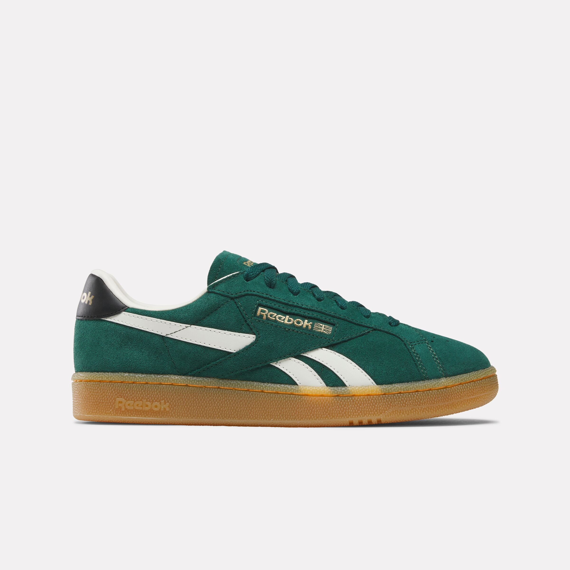 Reebok Unisex' Club C Grounds Uk  In Collegiategreen/Black/Gum M