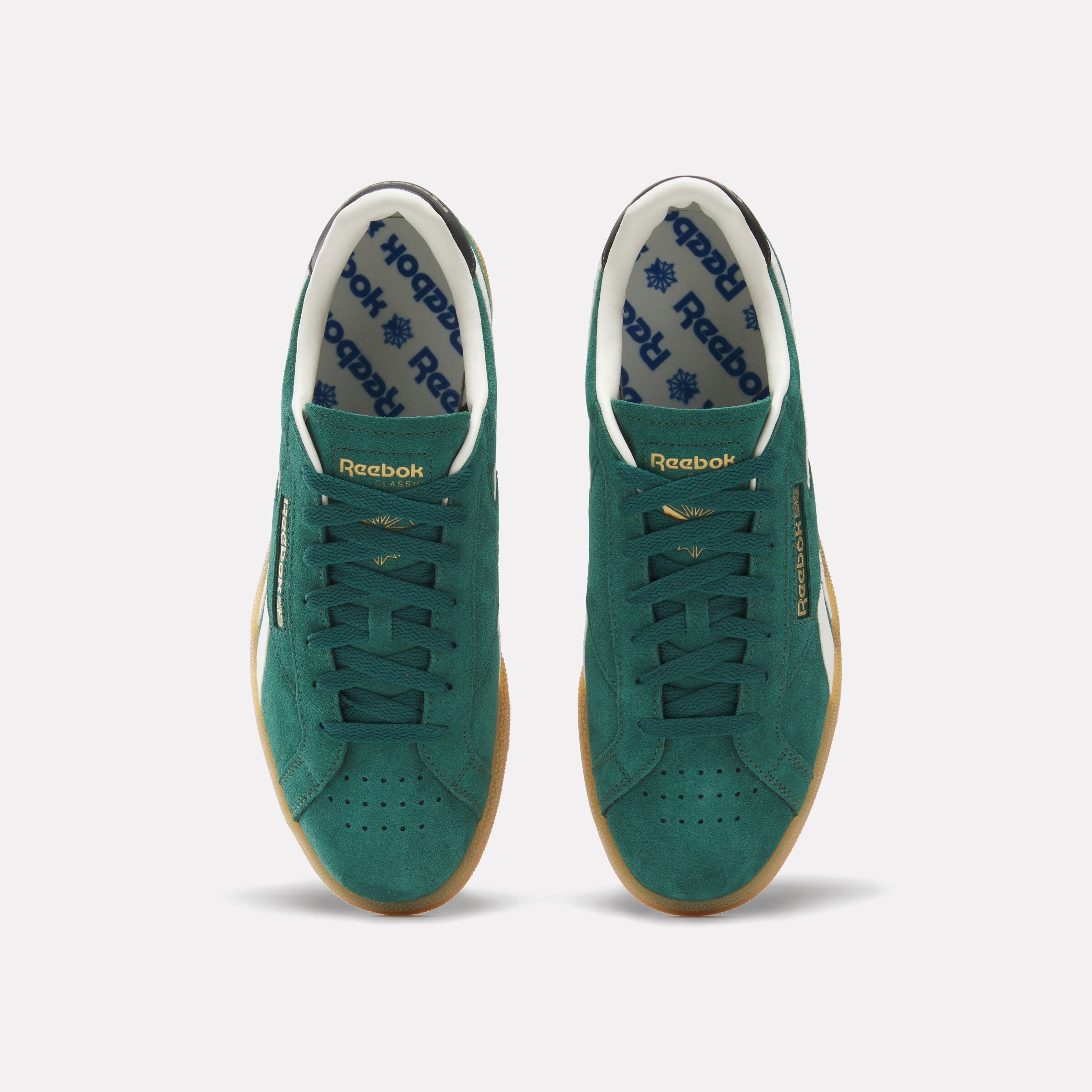 Reebok Unisex' Club C Grounds Uk  In Collegiategreen/Black/Gum M
