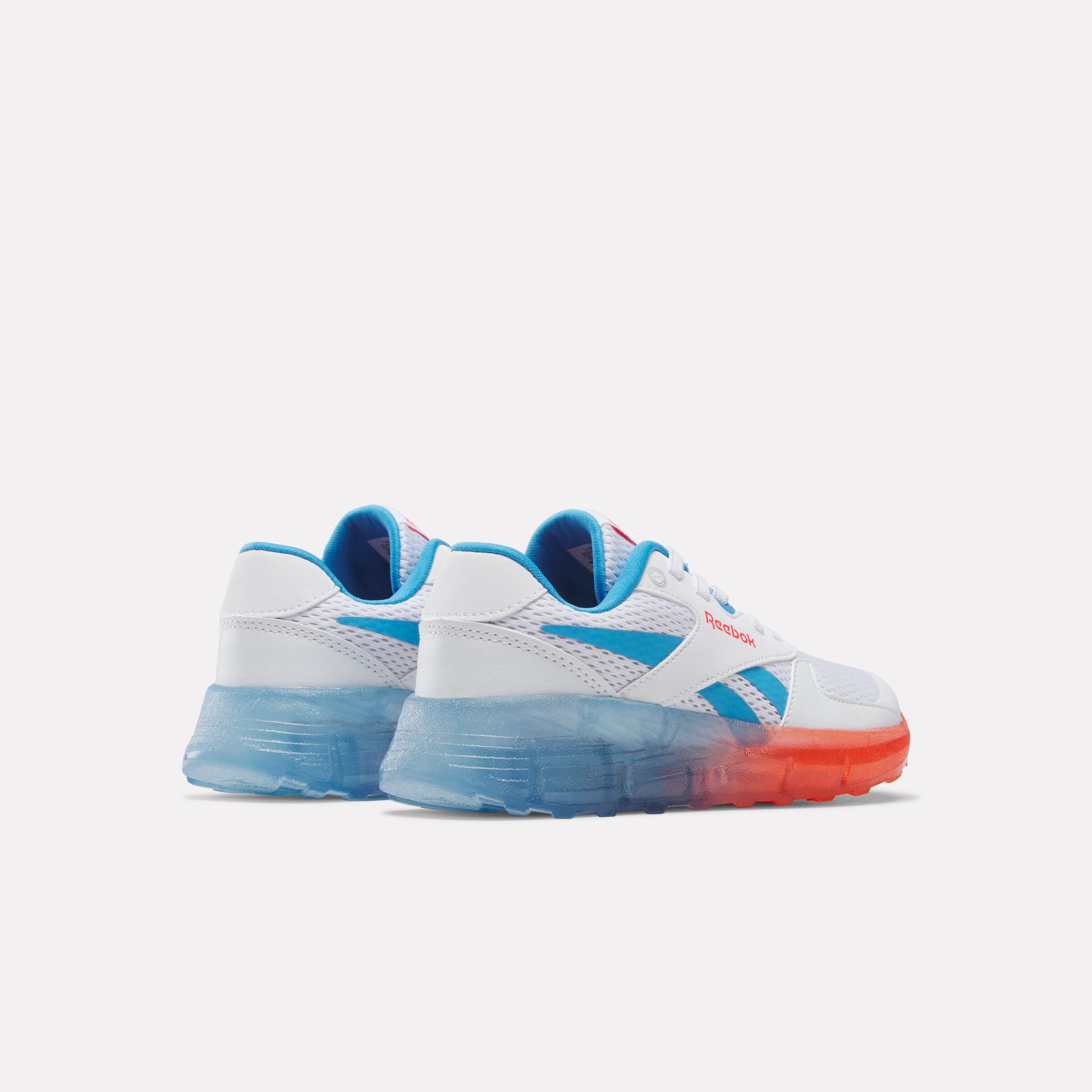 Reebok Boy's' Zig N Glow 2 Elastic Lace Child  In White/Energyred/Alwaysblue M