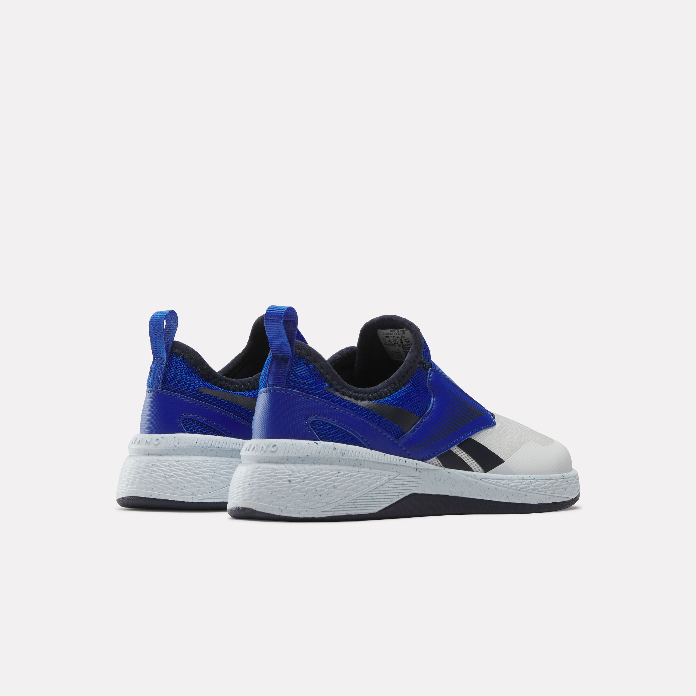 Reebok Boy's' Nano Play Slip-On Child  In White/Optimumblue/Ftwrwhit M