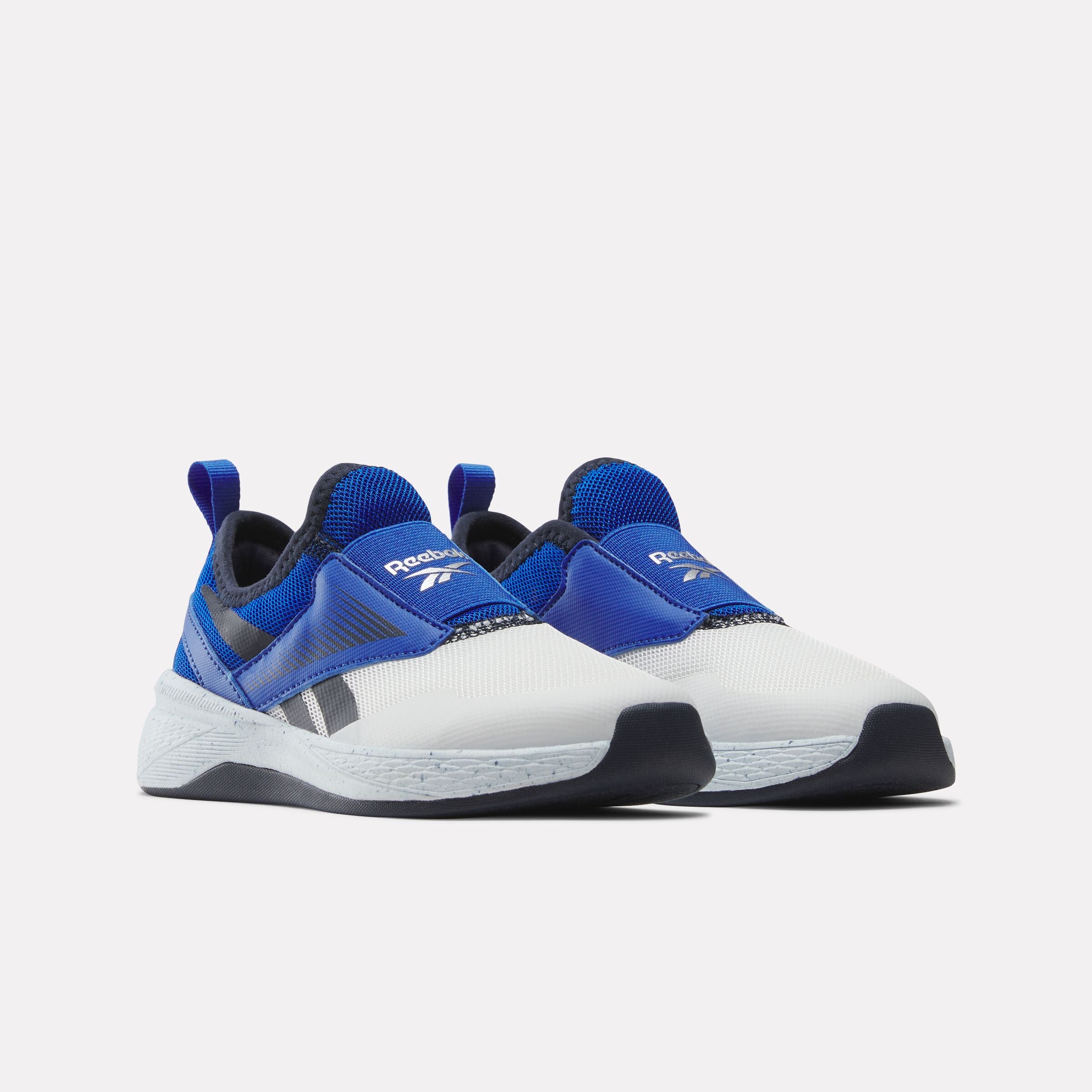 Reebok Boy's' Nano Play Slip-On Child  In White/Optimumblue/Ftwrwhit M