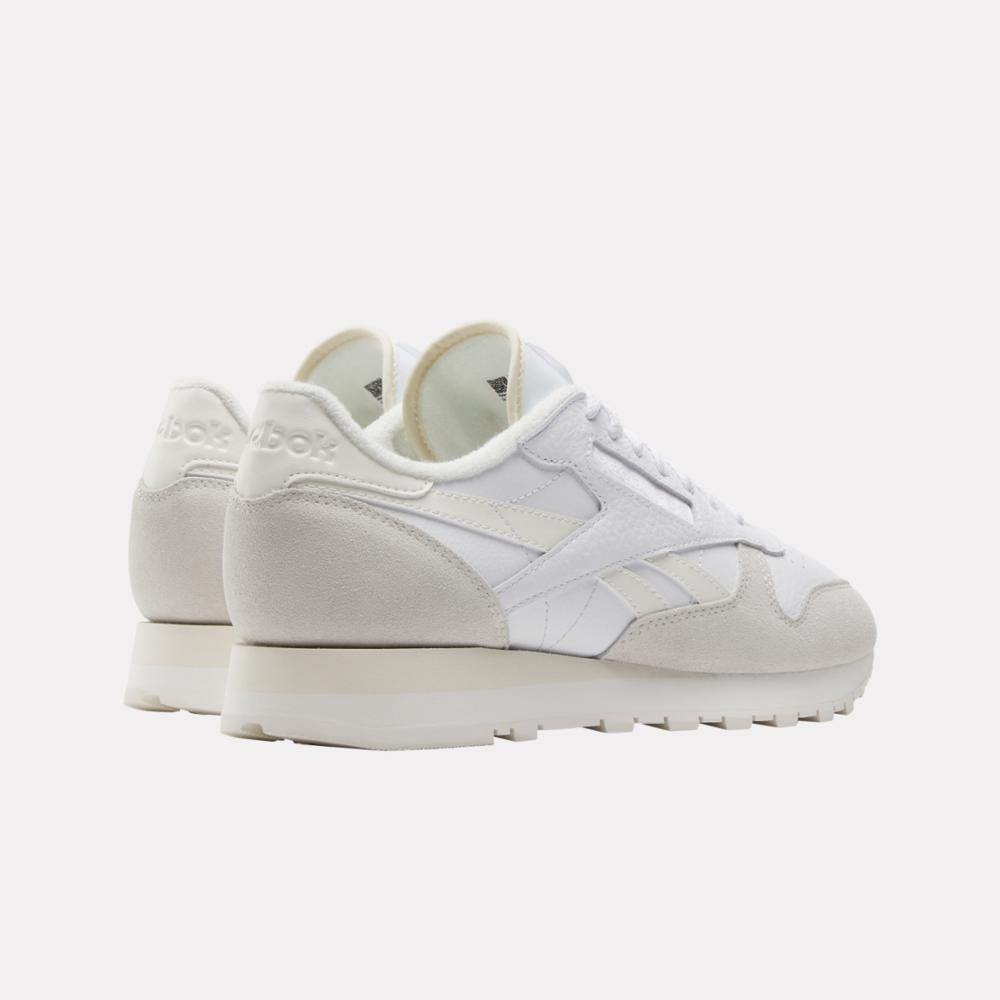 Reebok Footwear  Unisex' Classic Leather Reebok Classics Ftw Men White M