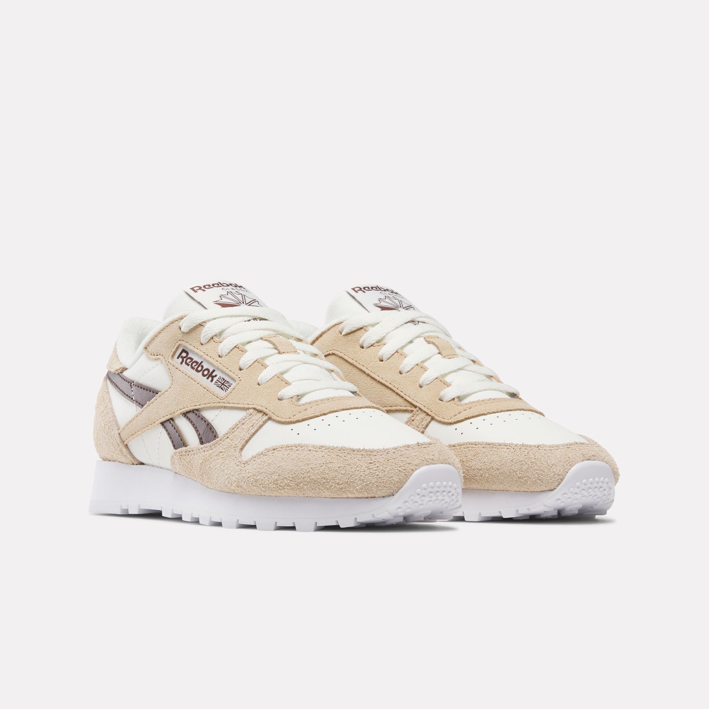 Reebok Women's Classic Leather  In Chalk/Tan/Unearthed M