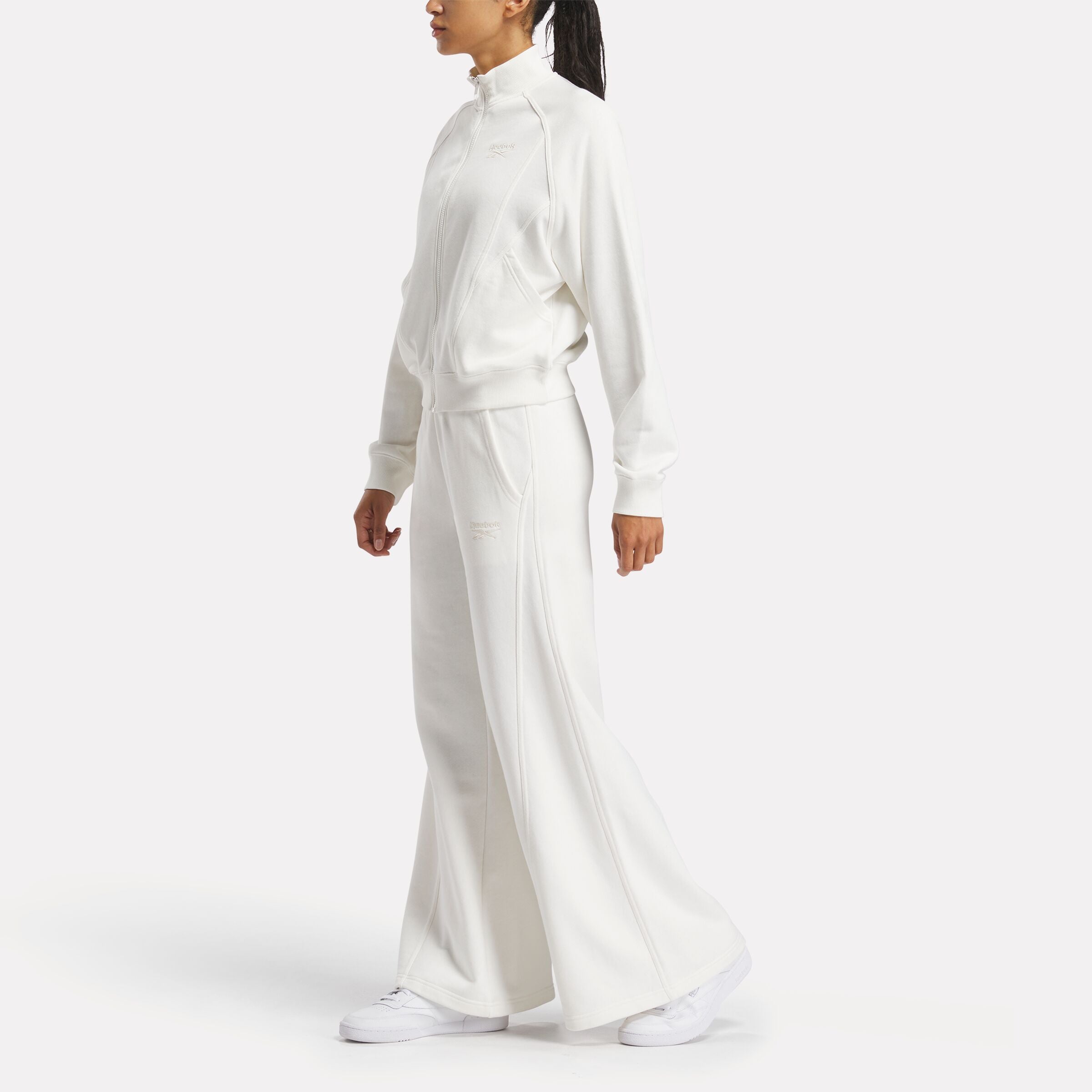 Reebok Women's Icon Elements Ft Pant  In Chalk REG