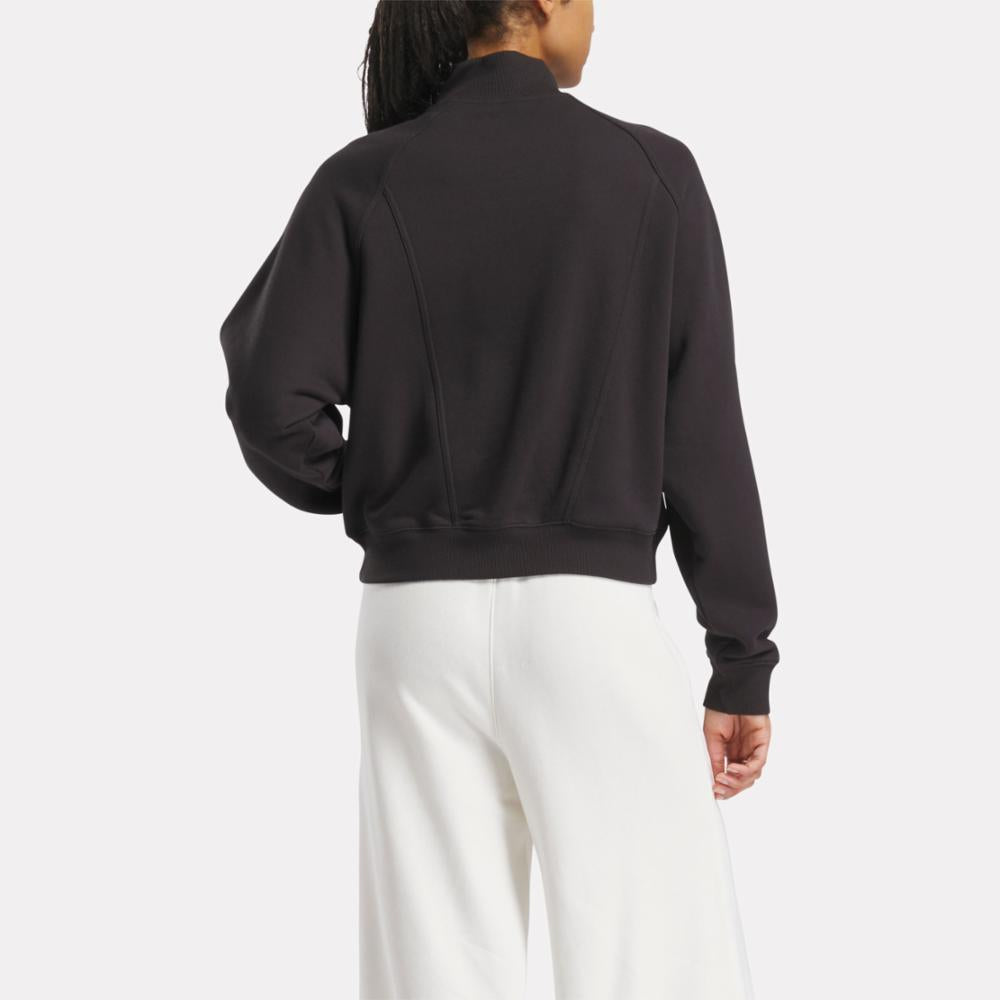 Reebok Apparel  Women's Icon Elements Ft Fz Reebok Classics App Women Black Reg