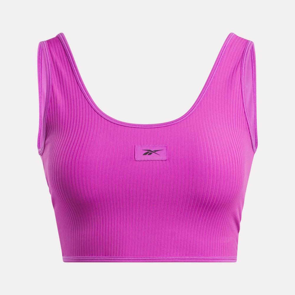 Reebok Women's Rib Multi-Way Bralette  Reg In Purple