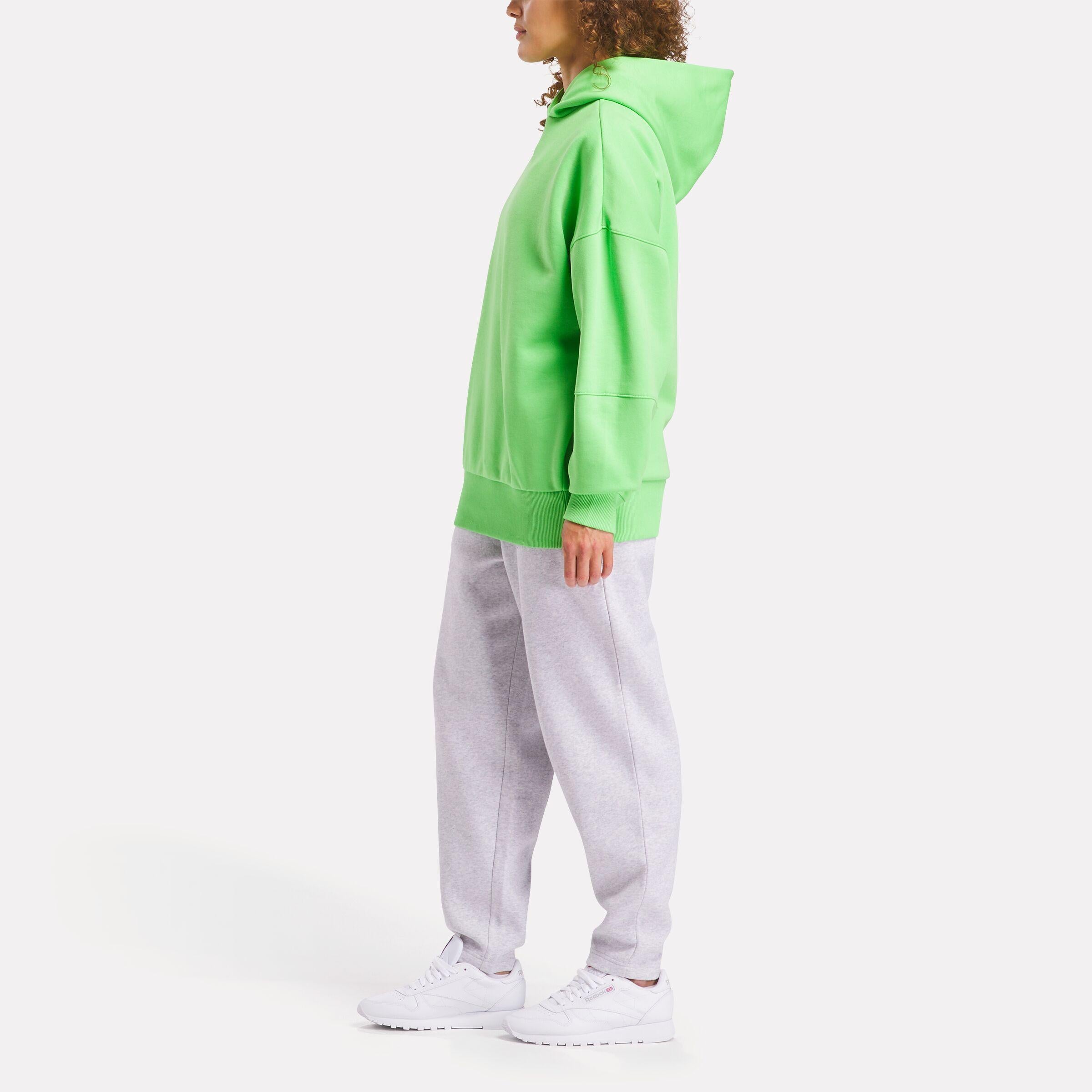 Reebok Apparel  Women's Lux Oversized Hoodie Reebok Training App Women Green Reg