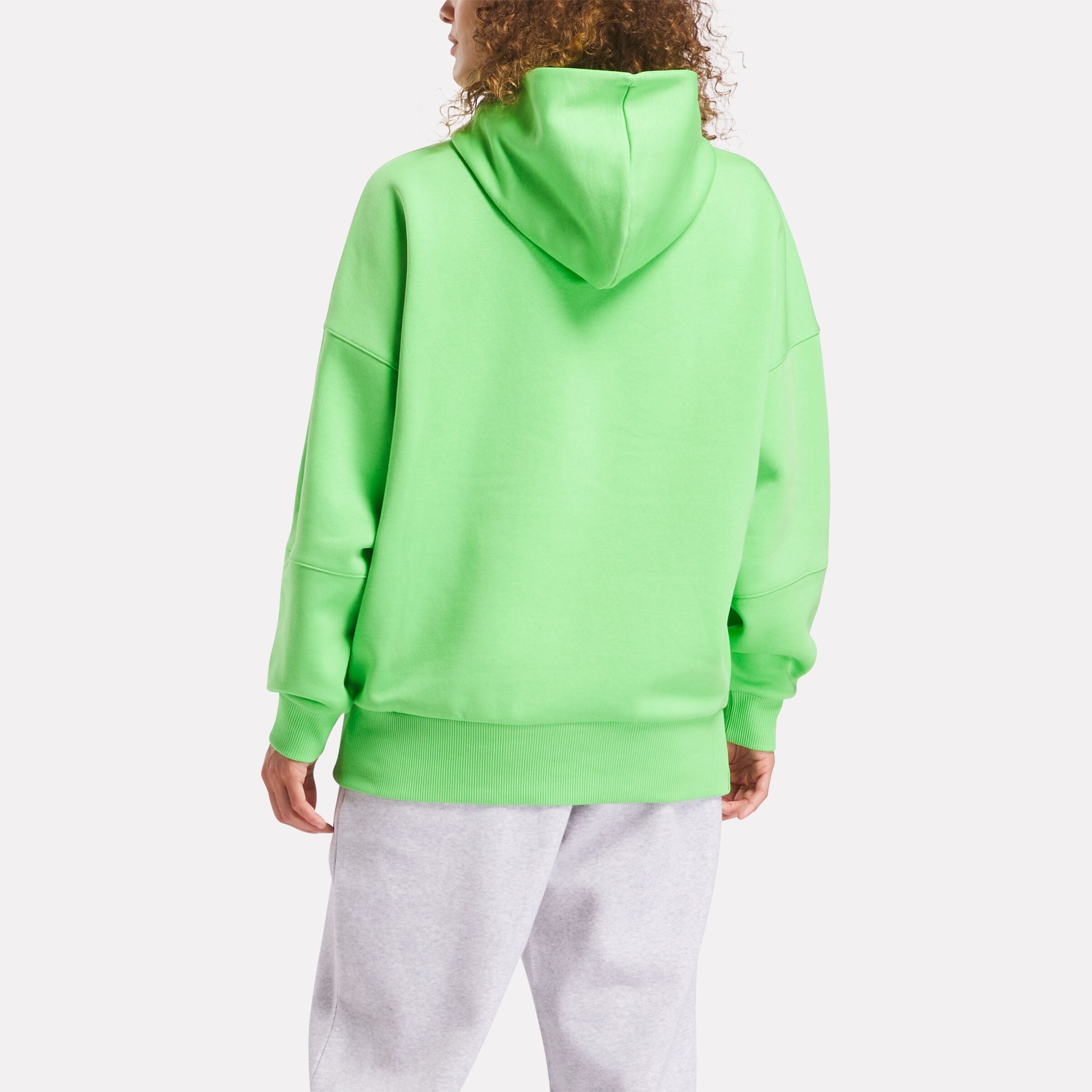 Reebok Women's Lux Oversized Hoodie  In Solar REG