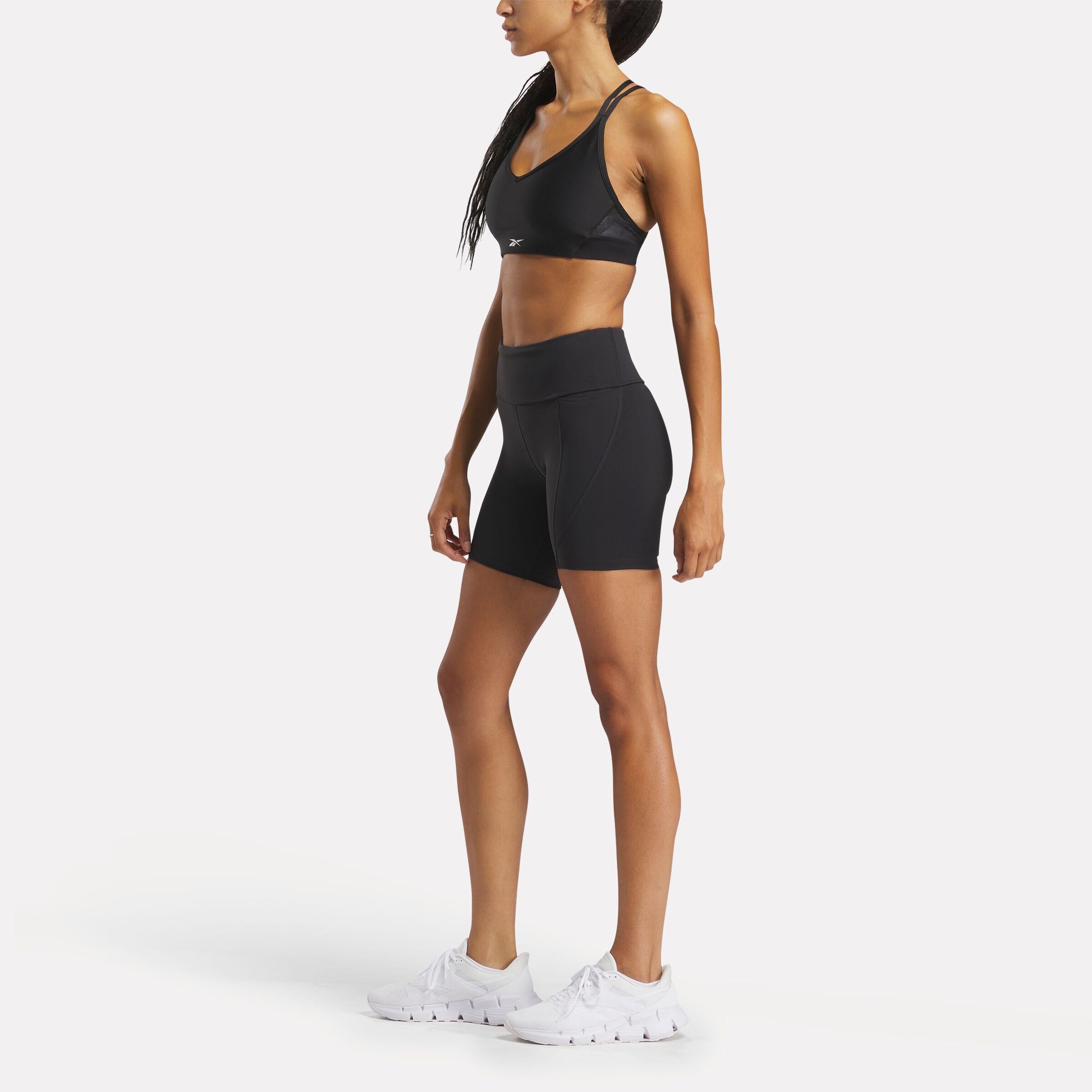 Reebok Apparel  Women's Lux High Rise Bike Short Reebok Training App Women Black Reg