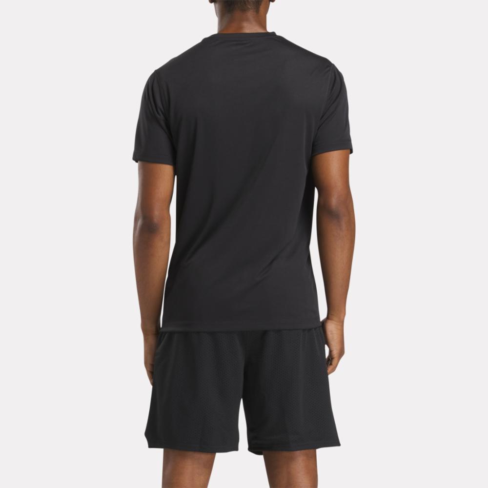 Reebok Apparel  Men's Id Train Energy Tech Tee Reebok Training App Men Black Reg