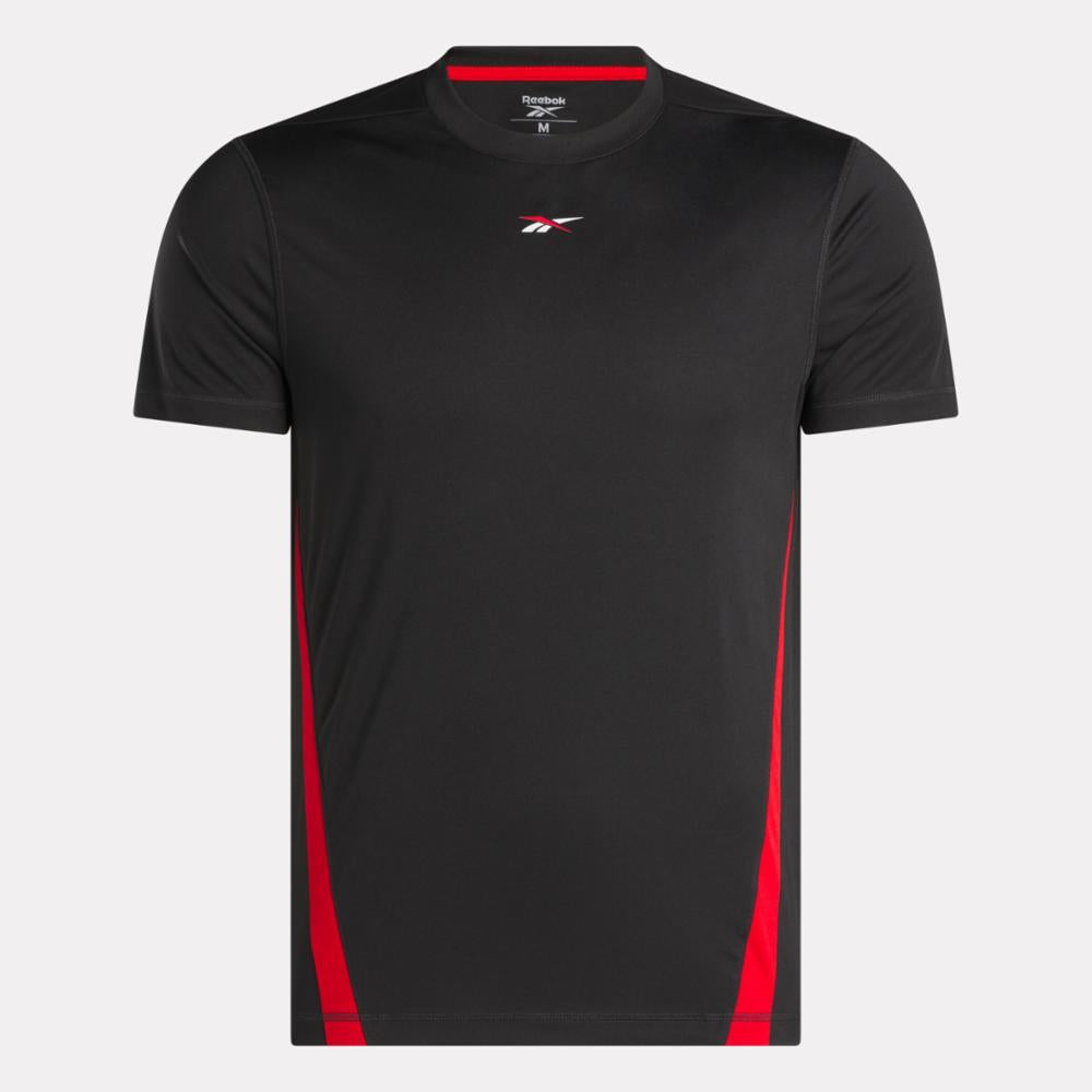 Reebok Men's Id Train Energy Tech Tee  In Black REG