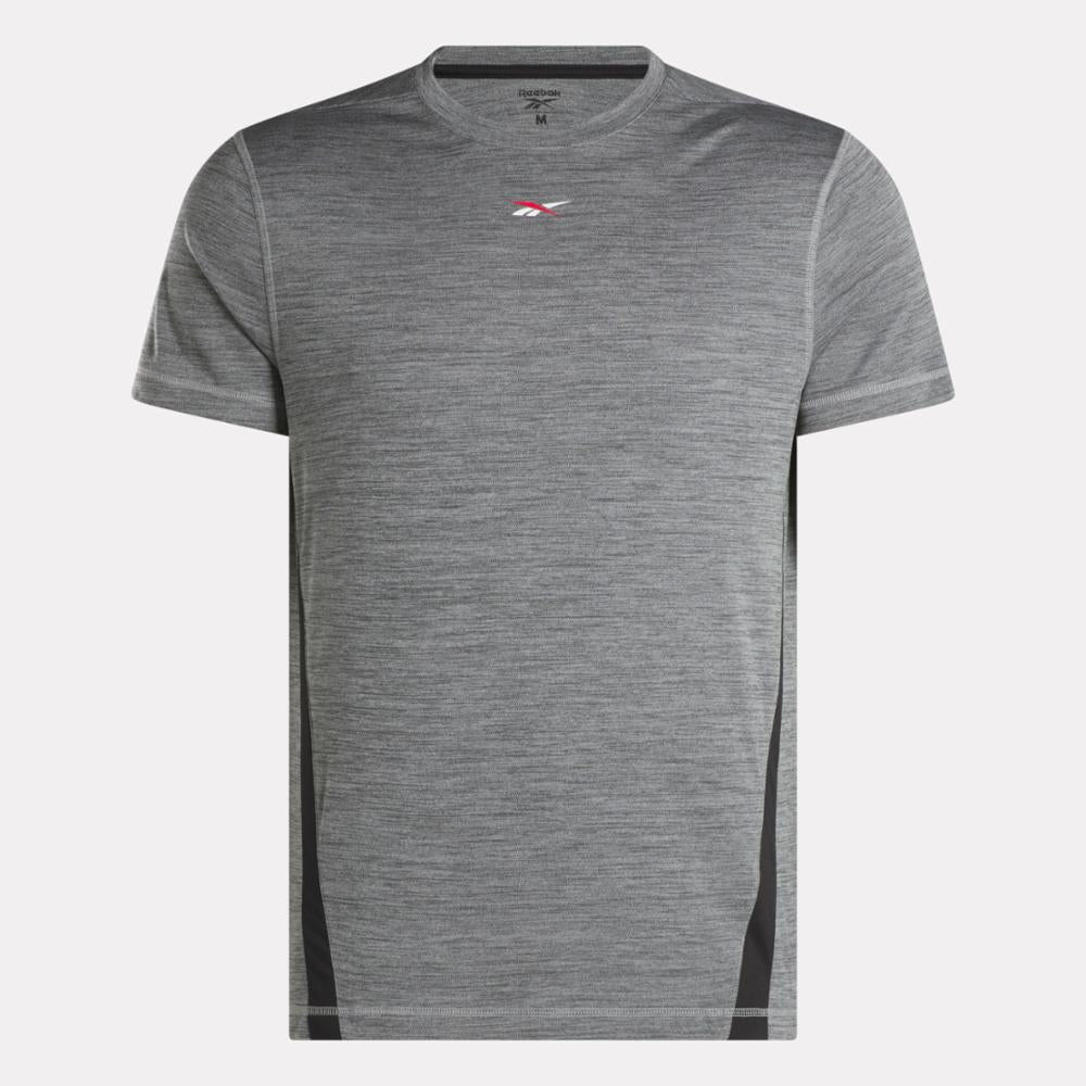 Reebok Men's Id Train Energy Tech Tee  In Grey REG
