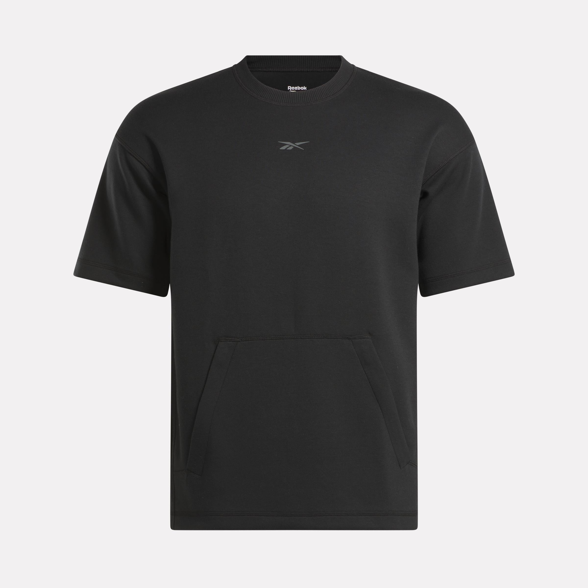Reebok Apparel  Men's Athlete Crew Short Sleeve Tee Reebok Training App Men Black Reg