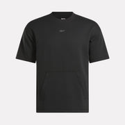 Reebok Men's Athlete Crew Short Sleeve Tee  In Black REG