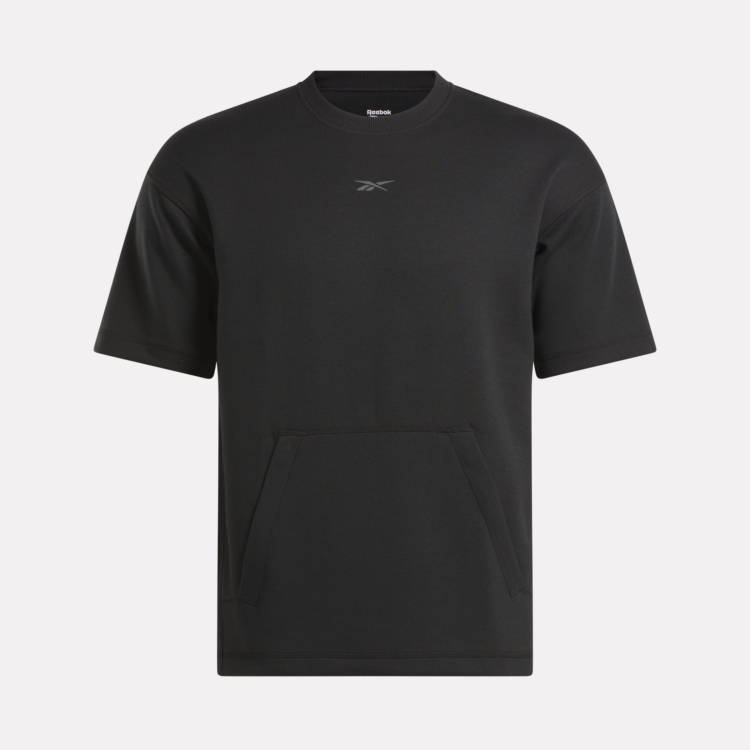 Reebok Men's Athlete Crew Short Sleeve Tee  In Black