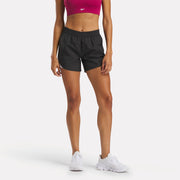 Reebok Women's Id Train Woven Short  In Night Black REG