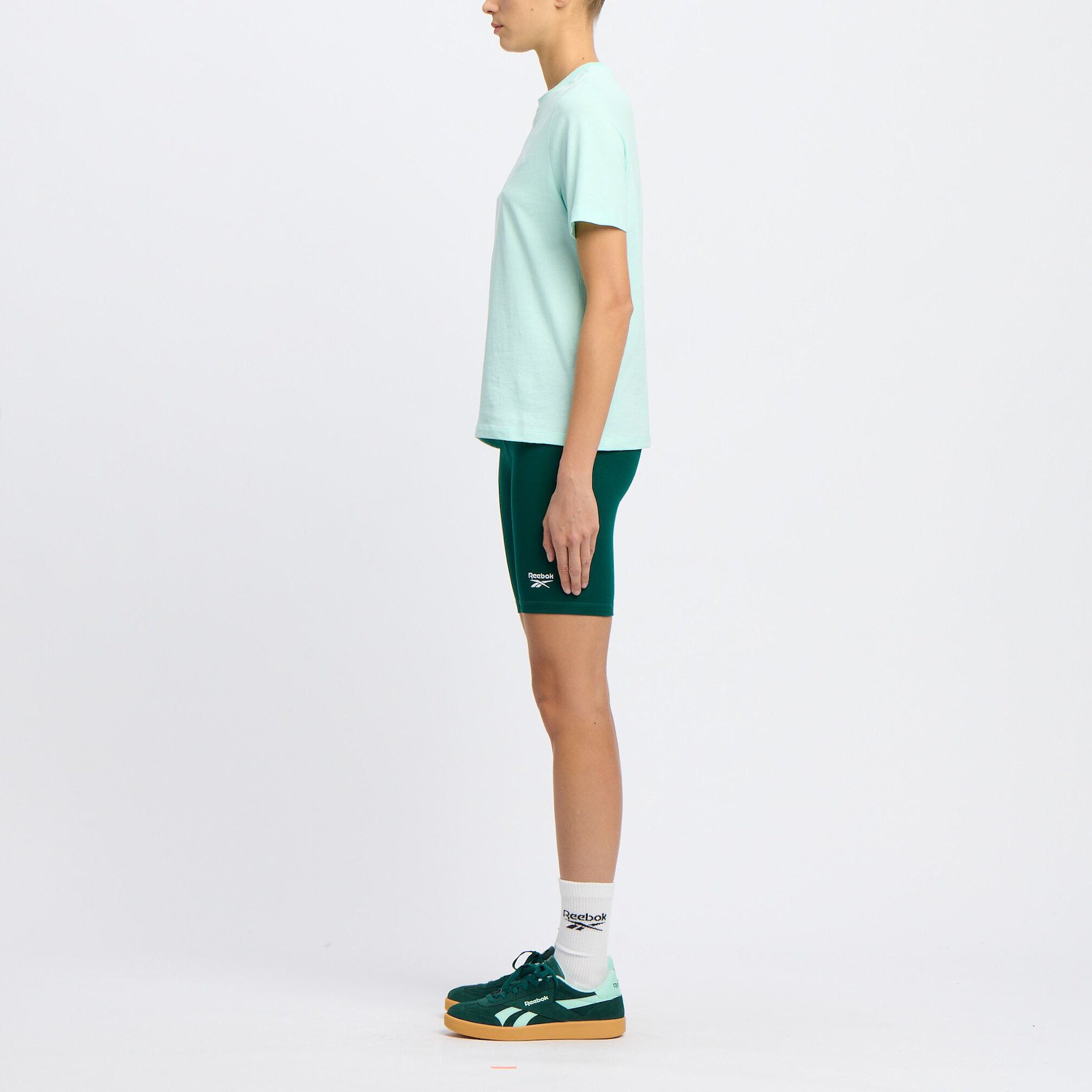 Reebok Women's Reebok Identity Big Logo Tee  In Aqua REG