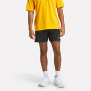 Reebok Men's Athlete Hype 2-In-1 Short  In Black/Electric REG