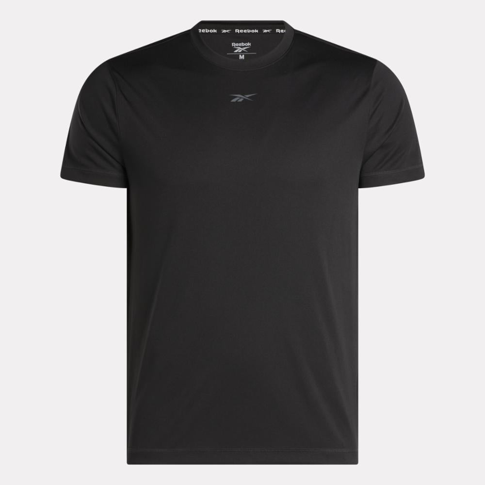 Reebok Apparel  Men's Id Train Ss Tech Tee Reebok Training App Men Black Reg