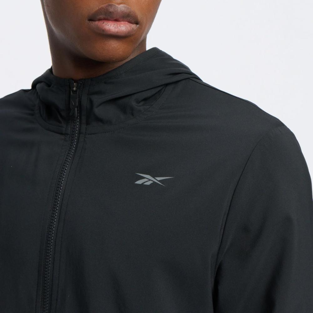 Reebok Men's Id Train Woven Jacket  In Black REG