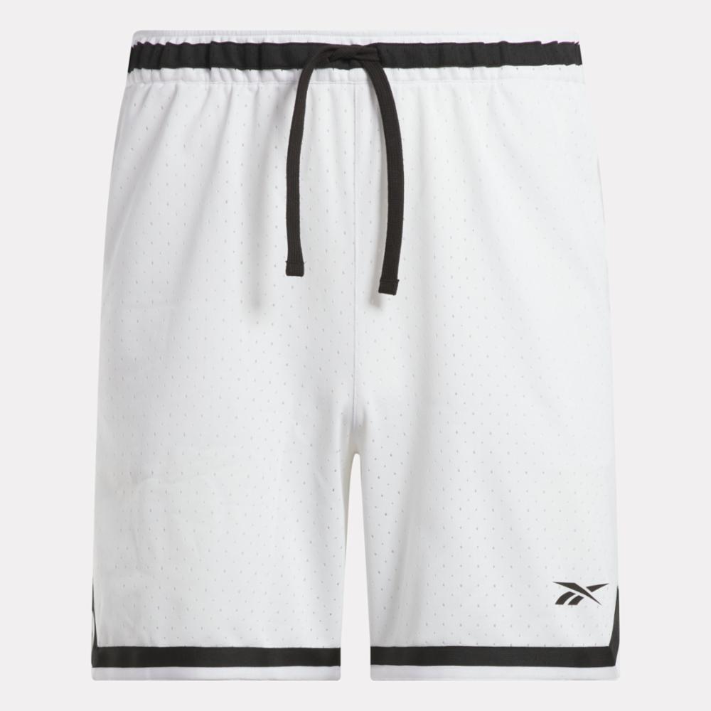 Reebok Men's Reebok Basketball Transition Short  Reg In White