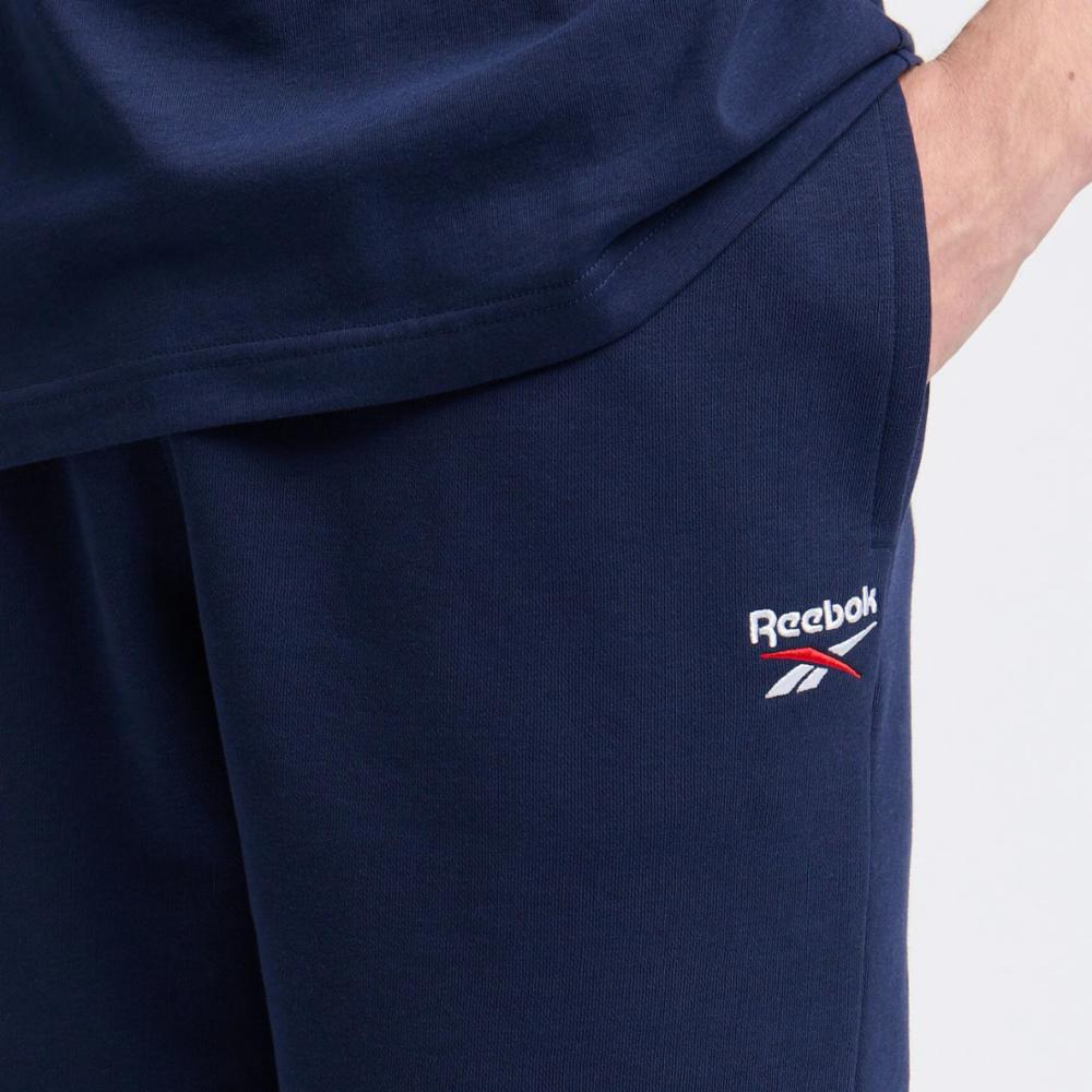 Reebok Men's Reebok Identity Small Logo Ft Short  Reg In Vecnav