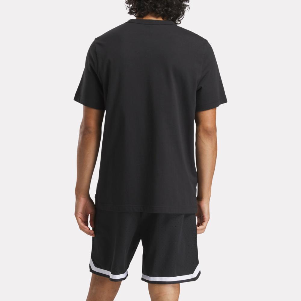 Reebok Apparel  Men's Gs Basketball Drip Tee Reebok Classics App Men Black Reg