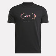 Reebok Men's Gs Basketball Drip Tee  In Black REG