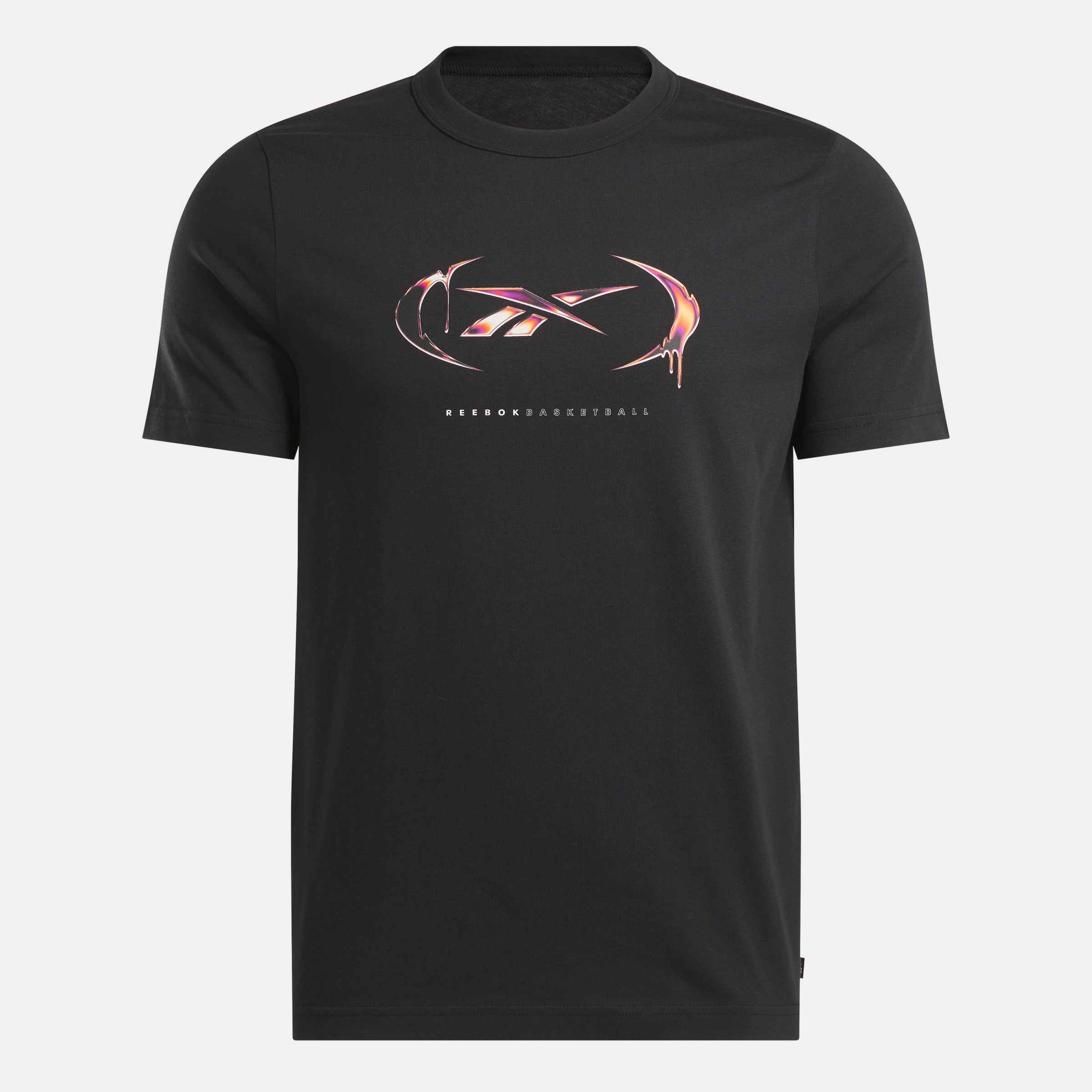 Reebok Men's Gs Basketball Drip Tee  In Black REG