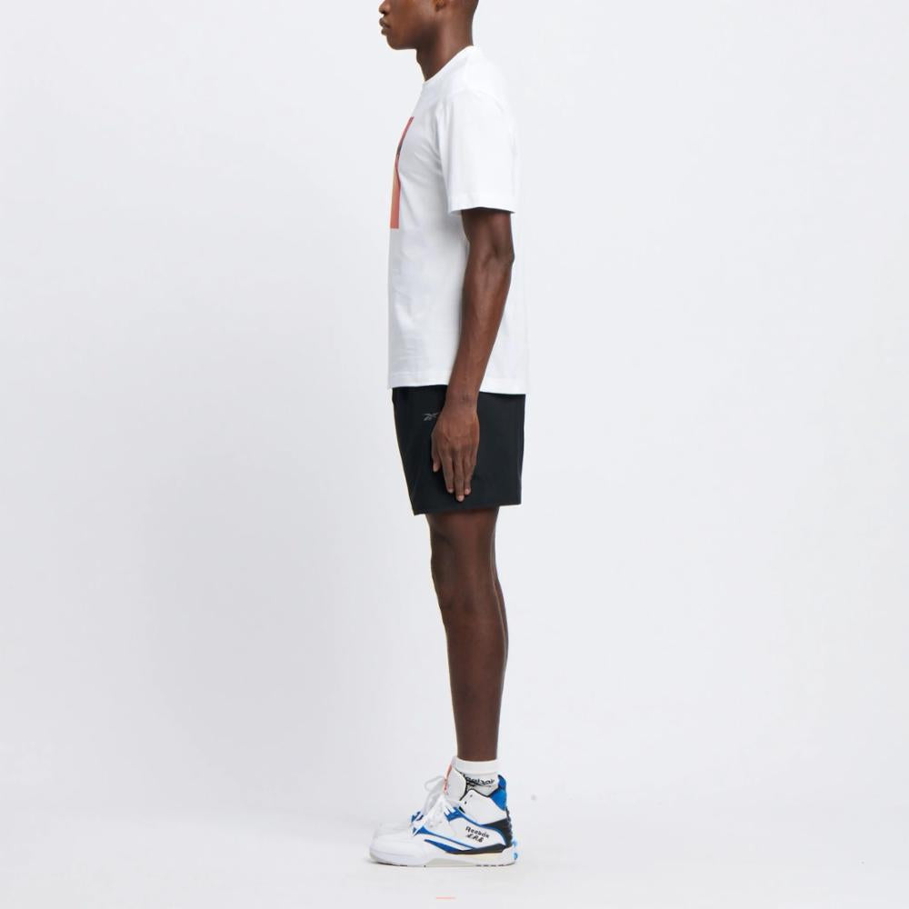 Reebok Men's Gs Basketball Sun Stare Tee  In White REG