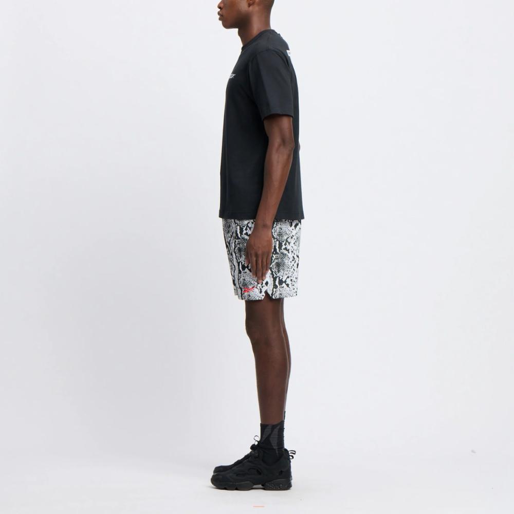 Reebok Men's Gs Basketball Post Up Tee  In Black REG