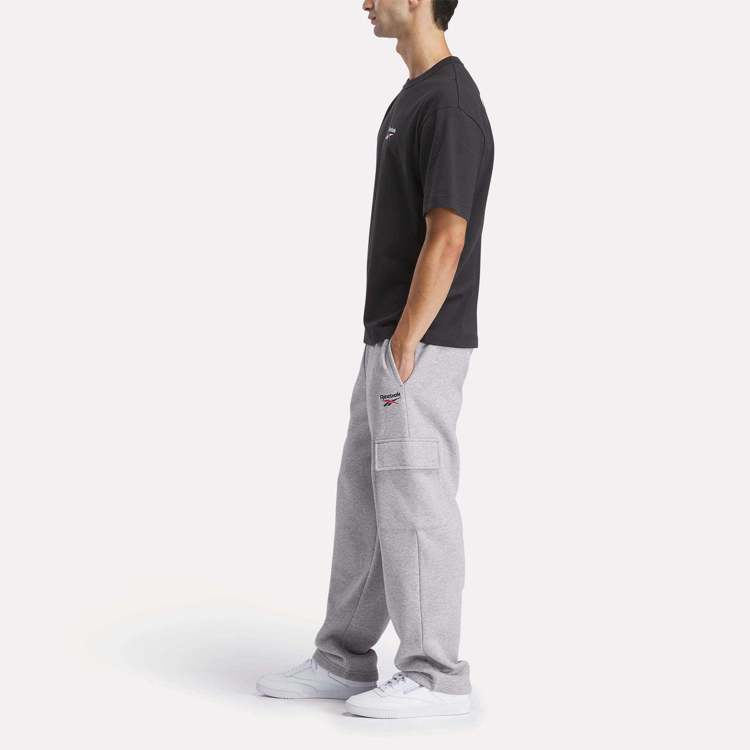 Reebok Men's Gs Hs Shaq Logo Tee  In Black REG