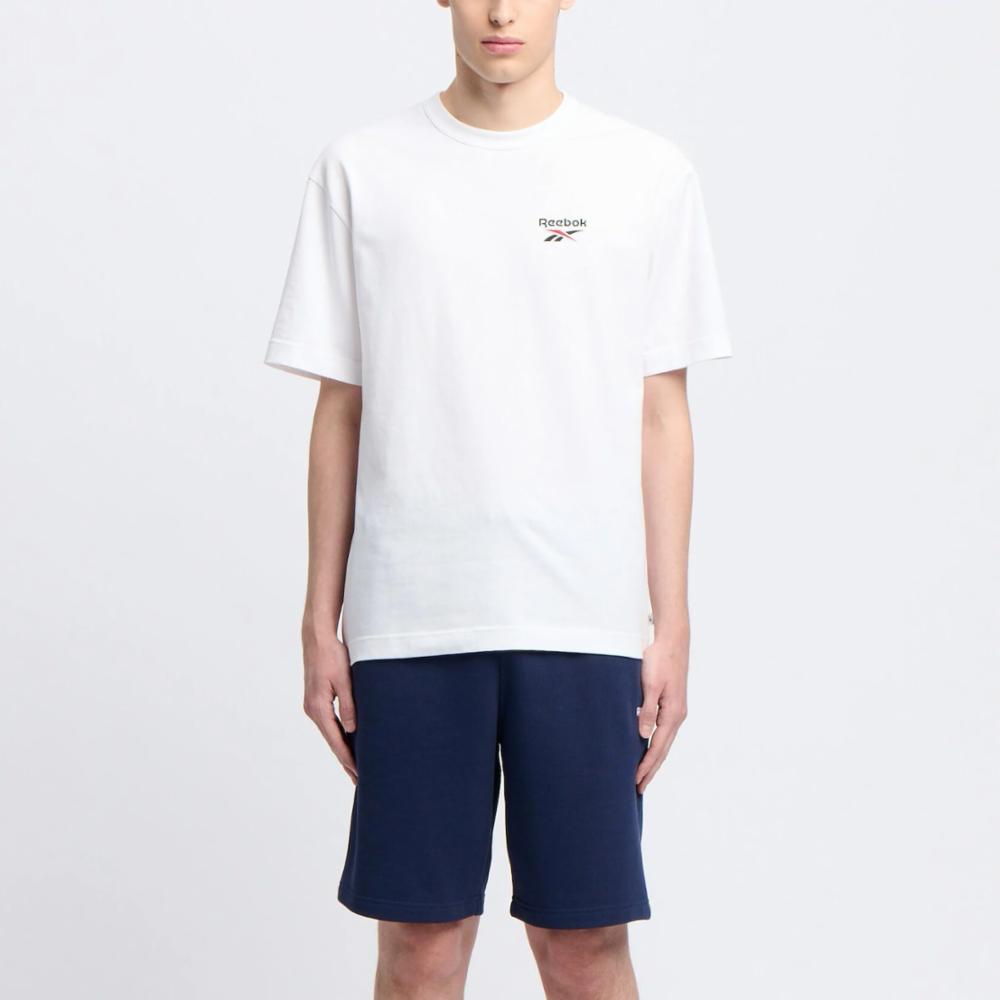 Reebok Apparel  Men's Gs Hs Shaq Logo Tee Reebok Classics App Men White Reg