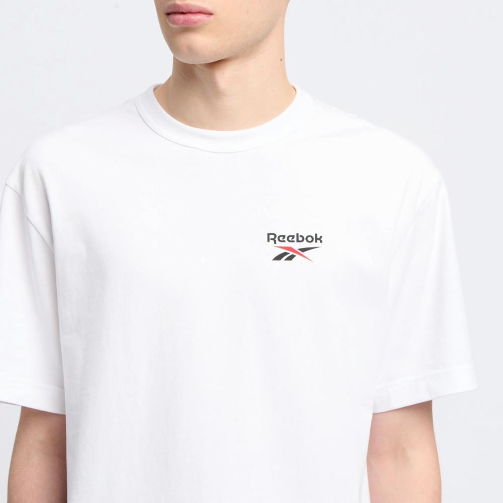 Reebok Men's Gs Hs Shaq Logo Tee  In White REG
