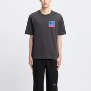Reebok Men's Gs Hs Shaq Silo Logo Tee  In Washed Black REG
