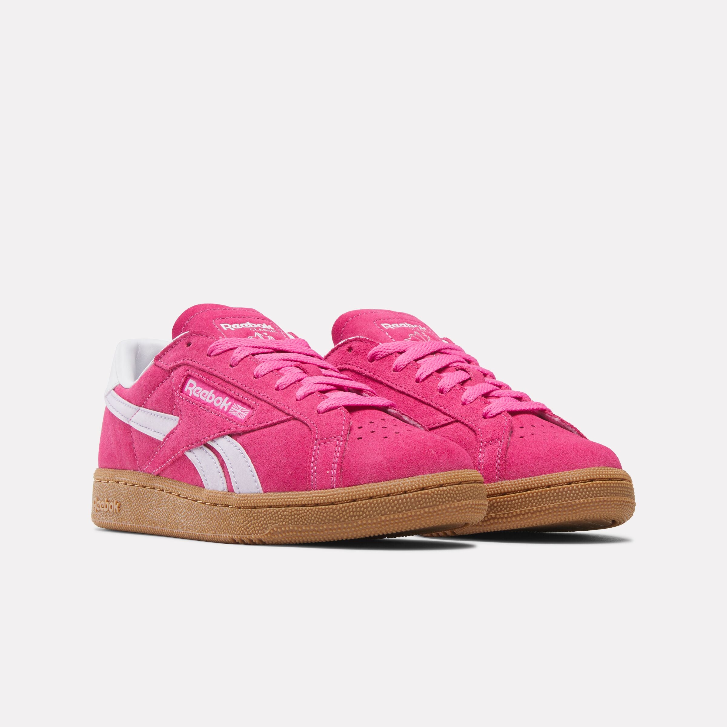 Reebok Women's Club C Grounds Uk  In Pink/Cream M