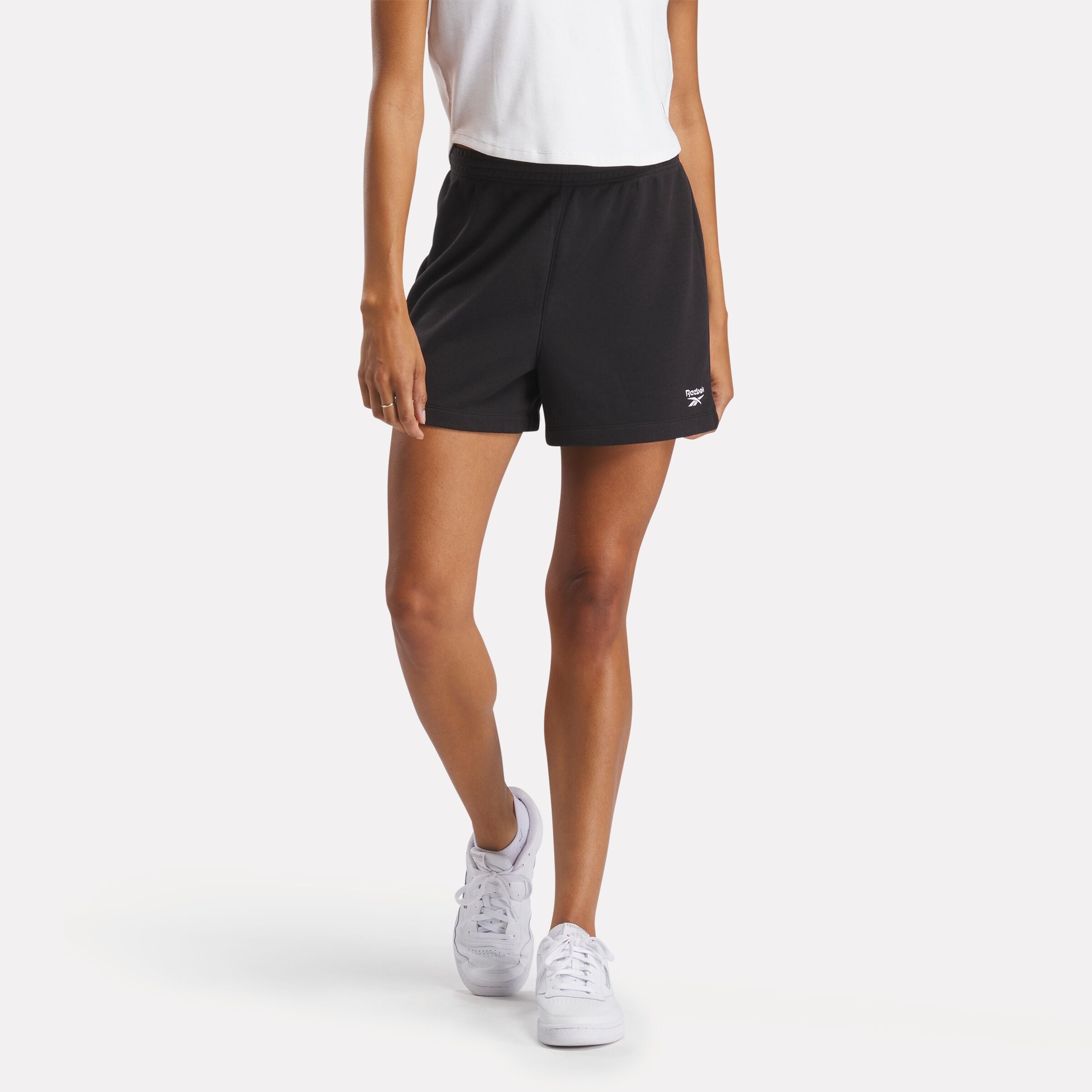 Reebok Women's Reebok Identity Sl Ft Short  In Black REG