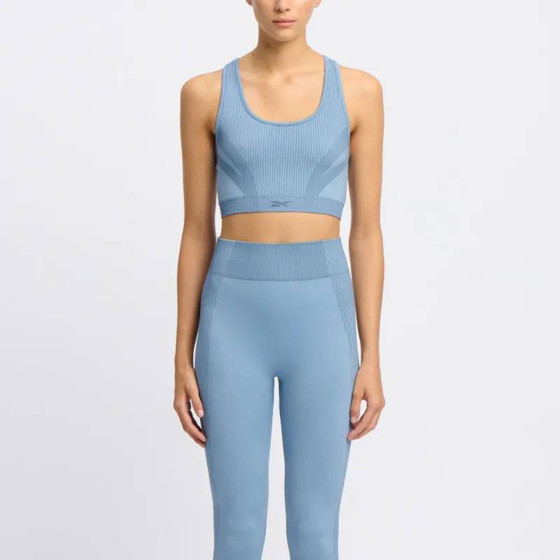 Reebok Apparel  Women's Rbk Lab Seamless Bra Reebok Training App Women Blue Reg