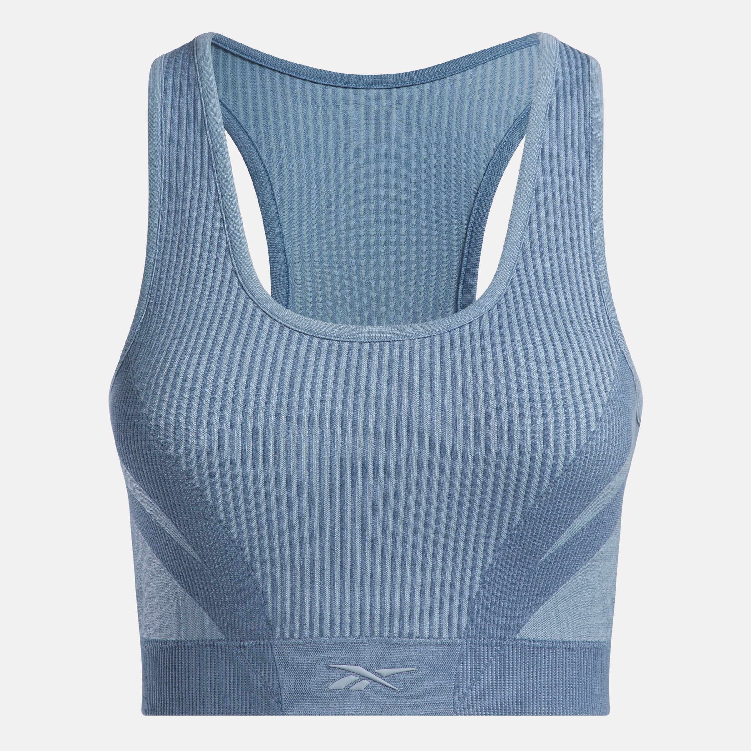 Reebok Women's Rbk Lab Seamless Bra  In Blue REG