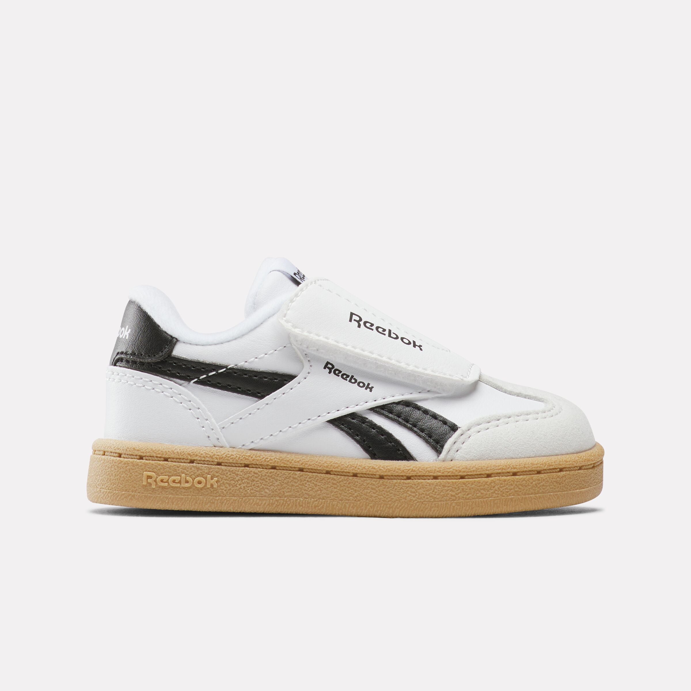 Reebok Kids' Reebok Smash Edge Hook & Loop Infant  In White/Black/Rgum1 M