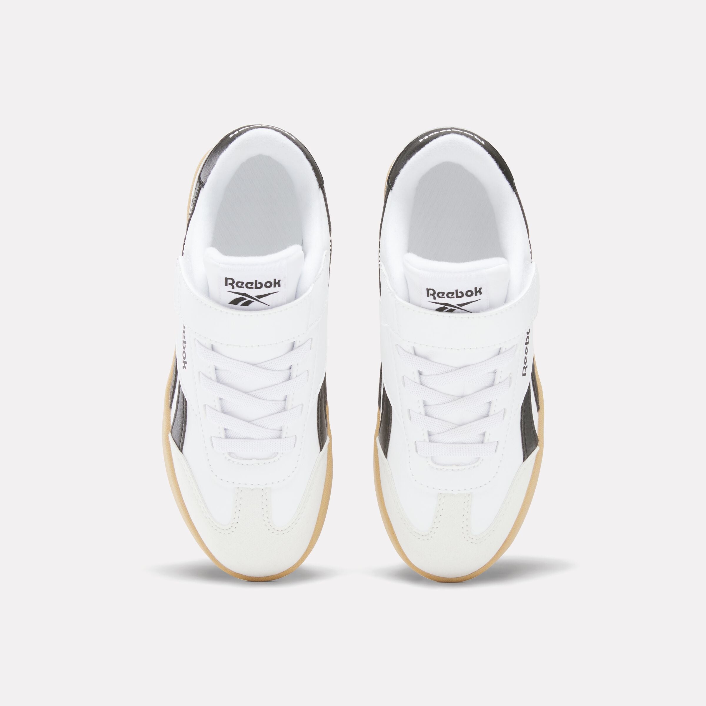 Reebok Kids' Reebok Smash Edge Elastic & Top Strap Child  In White/Black/Rgum1 M