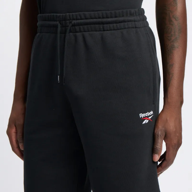 Reebok Apparel  Men's Reebok Identity Small Logo Ft Short Reebok Training App Men Black Reg