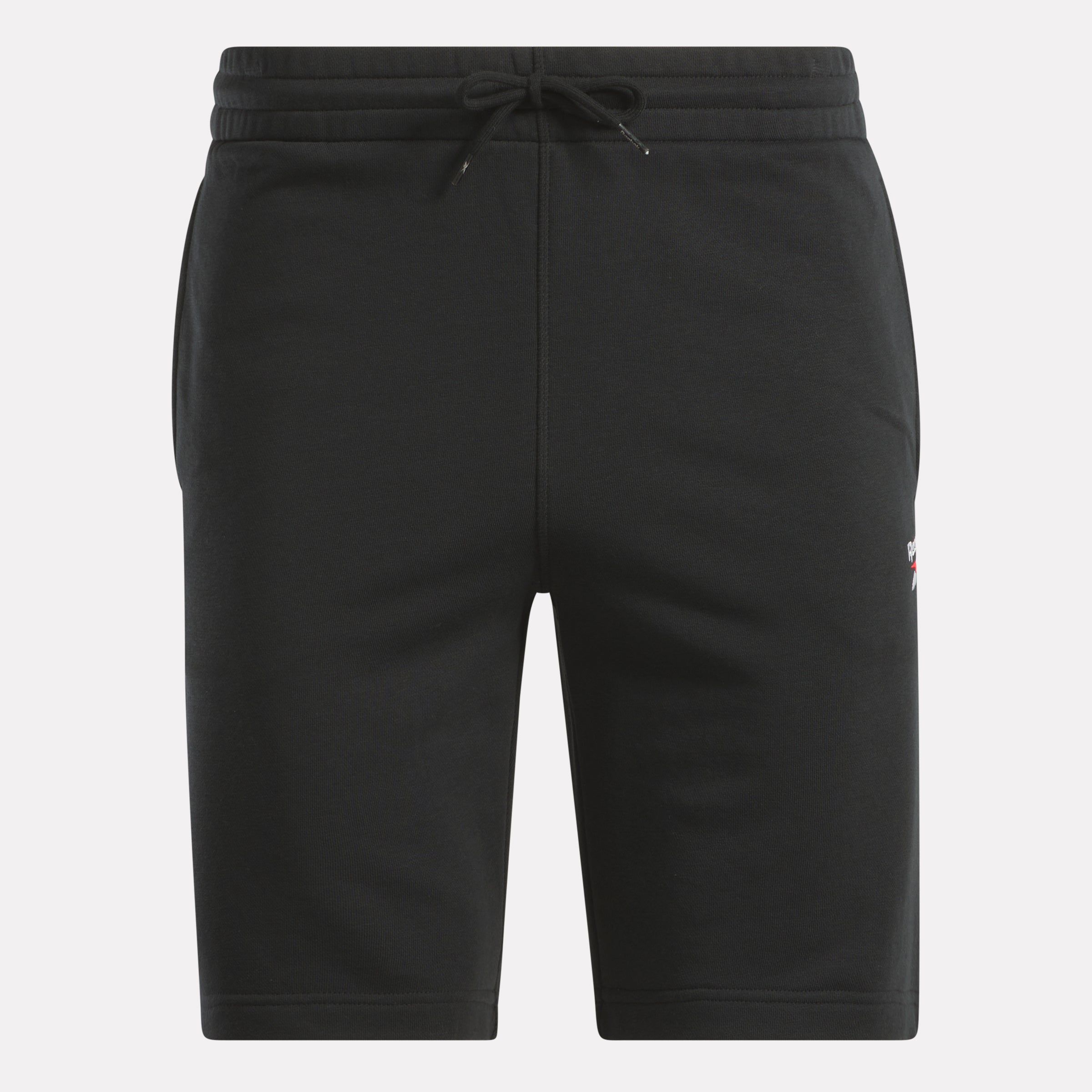 Reebok Men's Reebok Identity Small Logo Ft Short  In Black/White REG