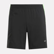 Reebok Apparel  Men's Running 2 In 1 Short Reebok Running App Men Black Reg