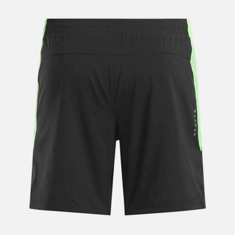 Reebok Apparel  Men's Running 2 In 1 Short Reebok Running App Men Black Reg