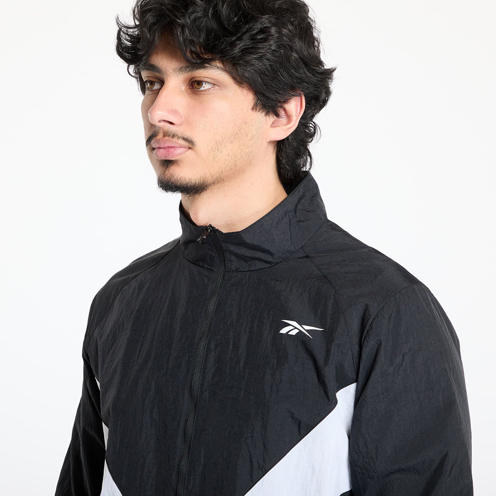 Reebok Men's Reebok Basketball Track Top  In Black REG