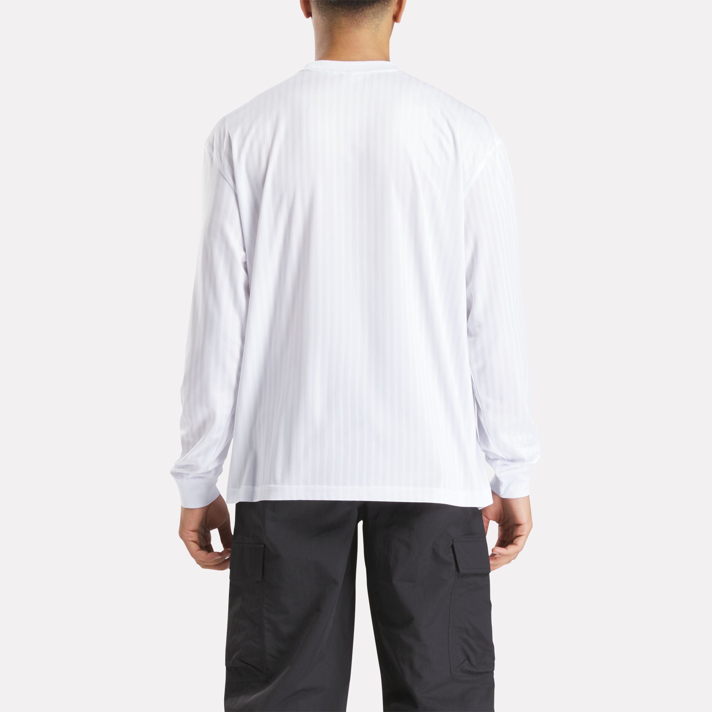 Reebok Unisex' Ri Cross Check Ls Jersey  In White REG