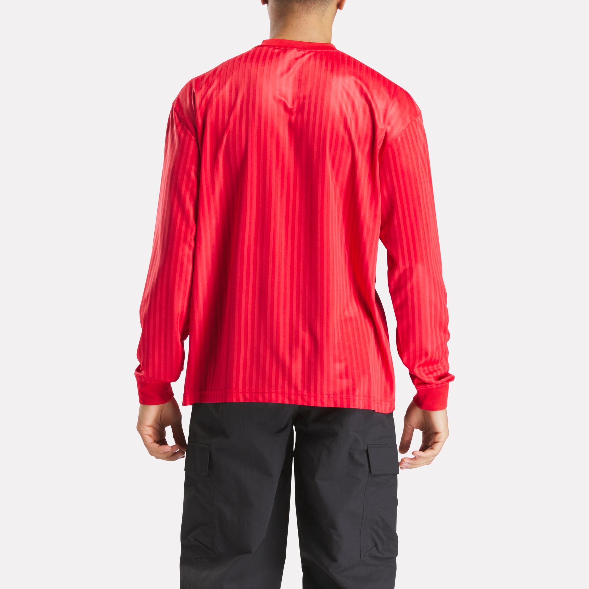 Reebok Unisex' Ri Cross Check Ls Jersey  In Red REG